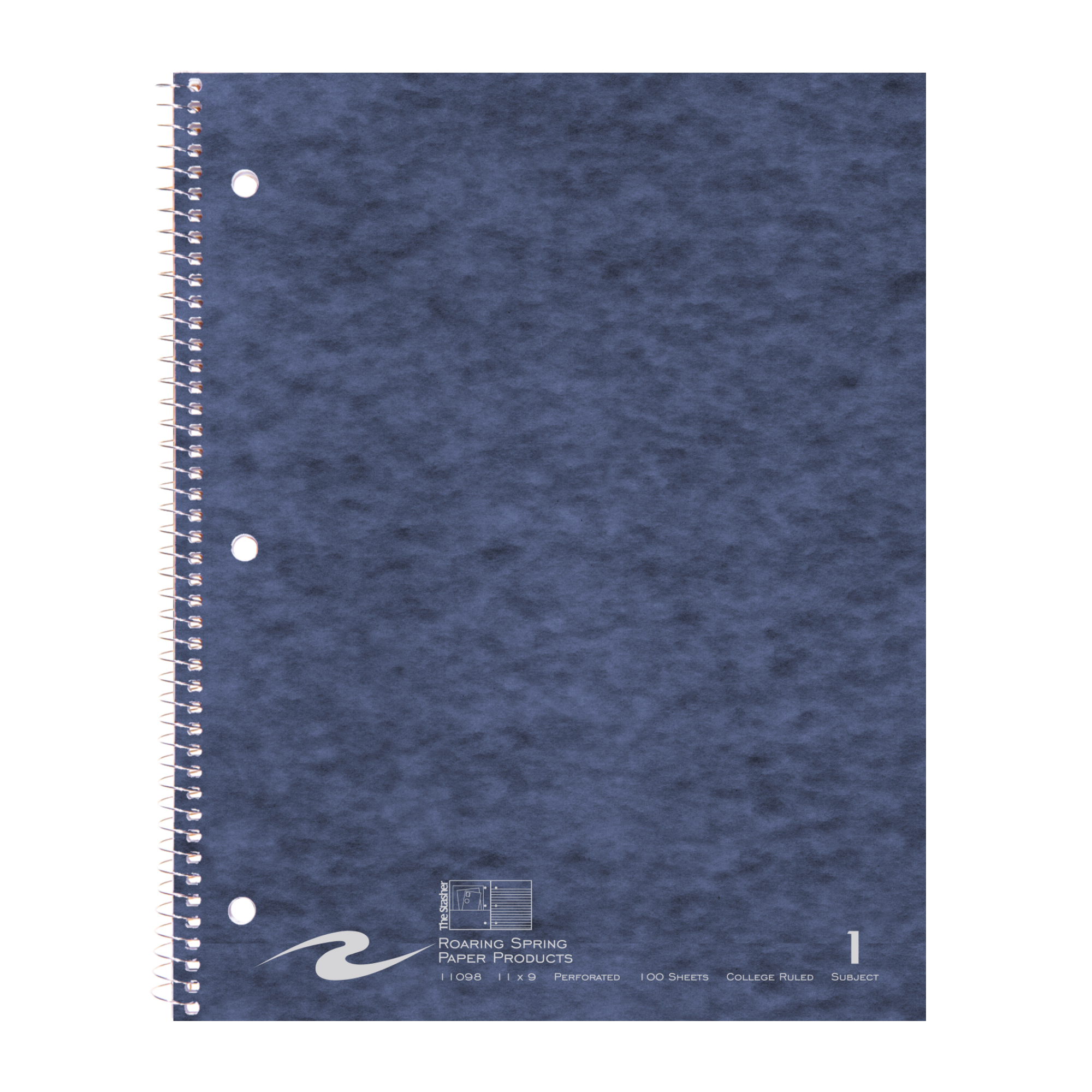 Stasher© One Subject Wirebound Notebook with Cover pocket, College Ruled