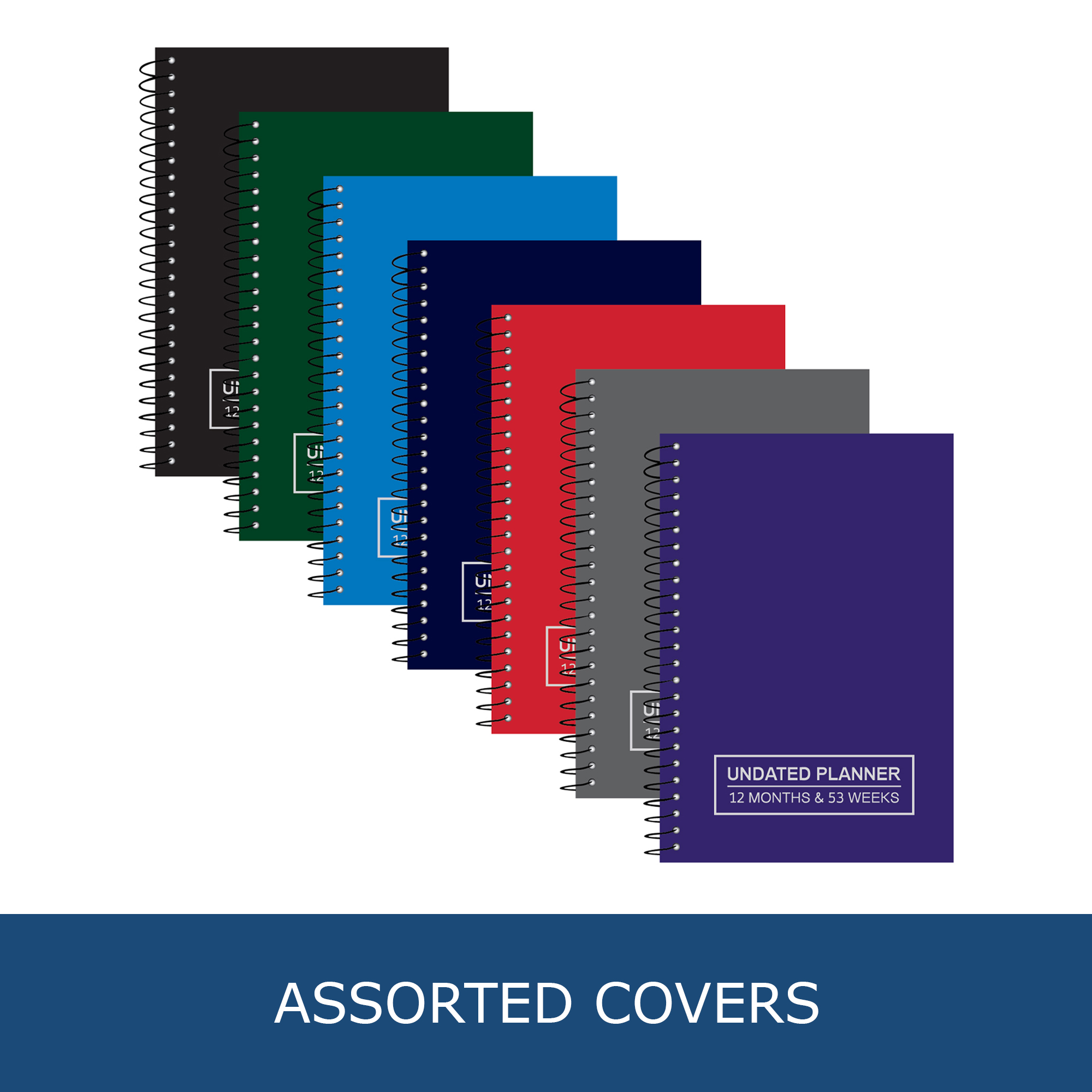 Undated Planner - 12 Monthly and 52 Weekly Spreads