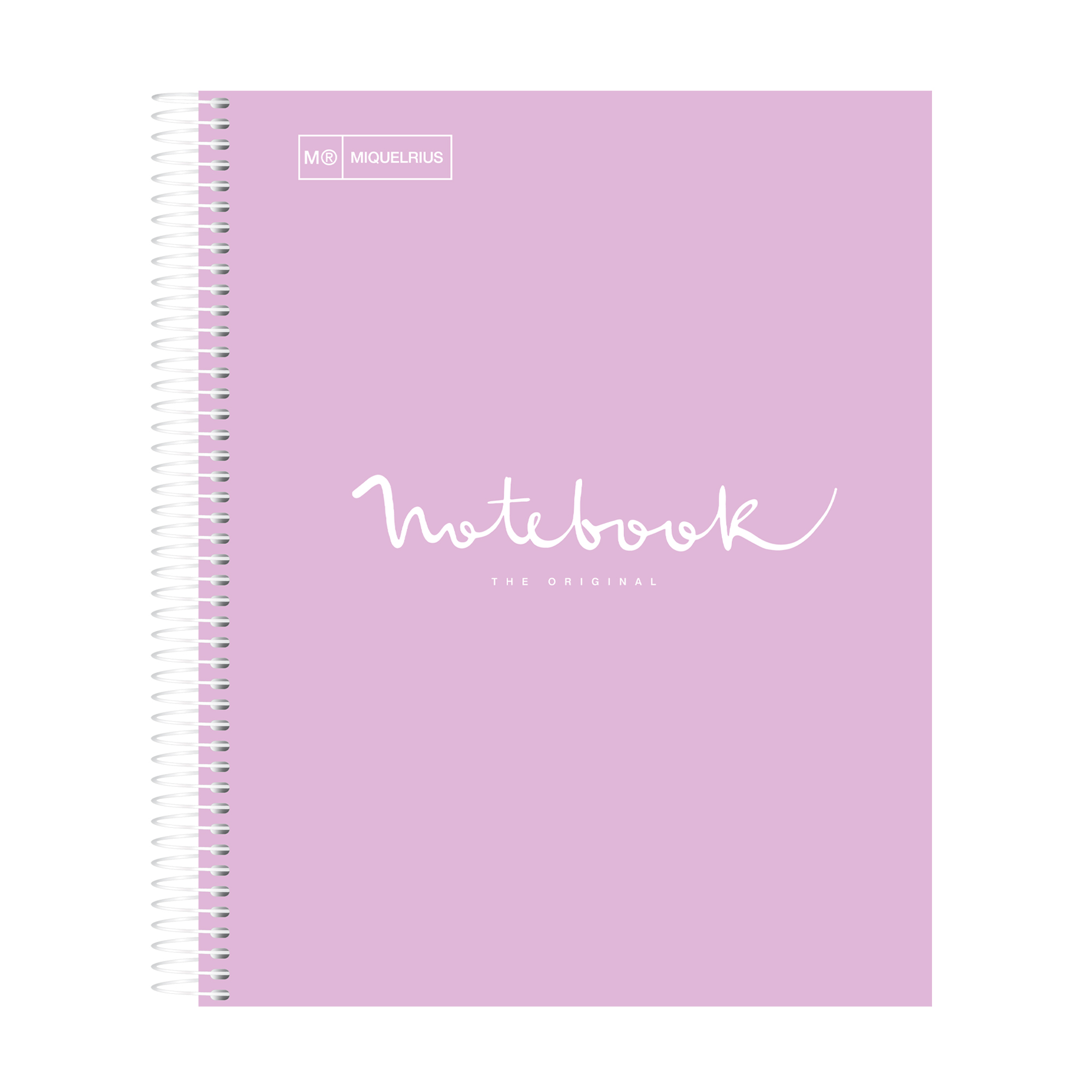M® MiquelRius Emotions® Lined 1 Subject Notebook, 11" x 8.5", Cardboard Cover - Assorted Solid Colors