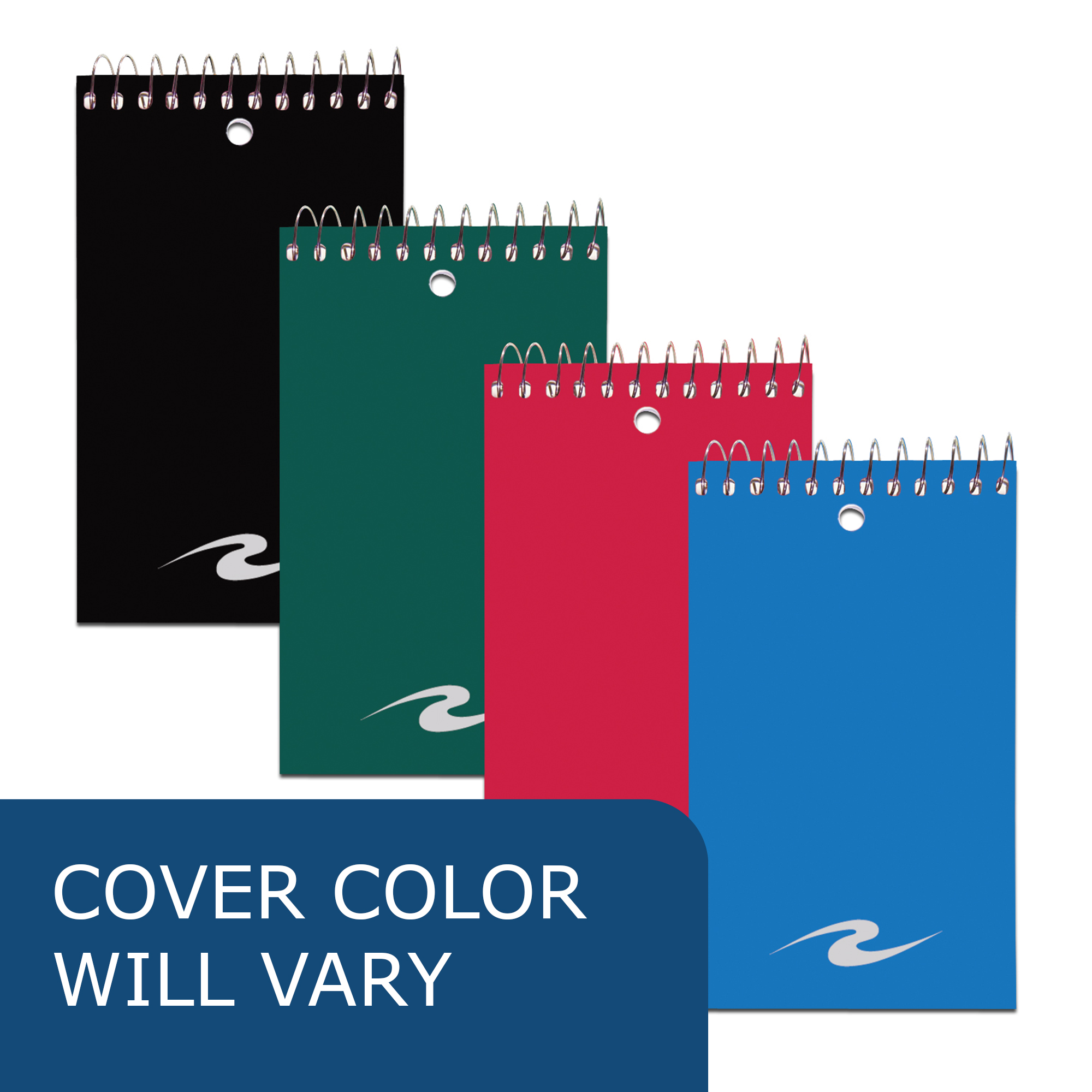 Top Bound Wirebound Memo Pad Book, Narrow Ruled