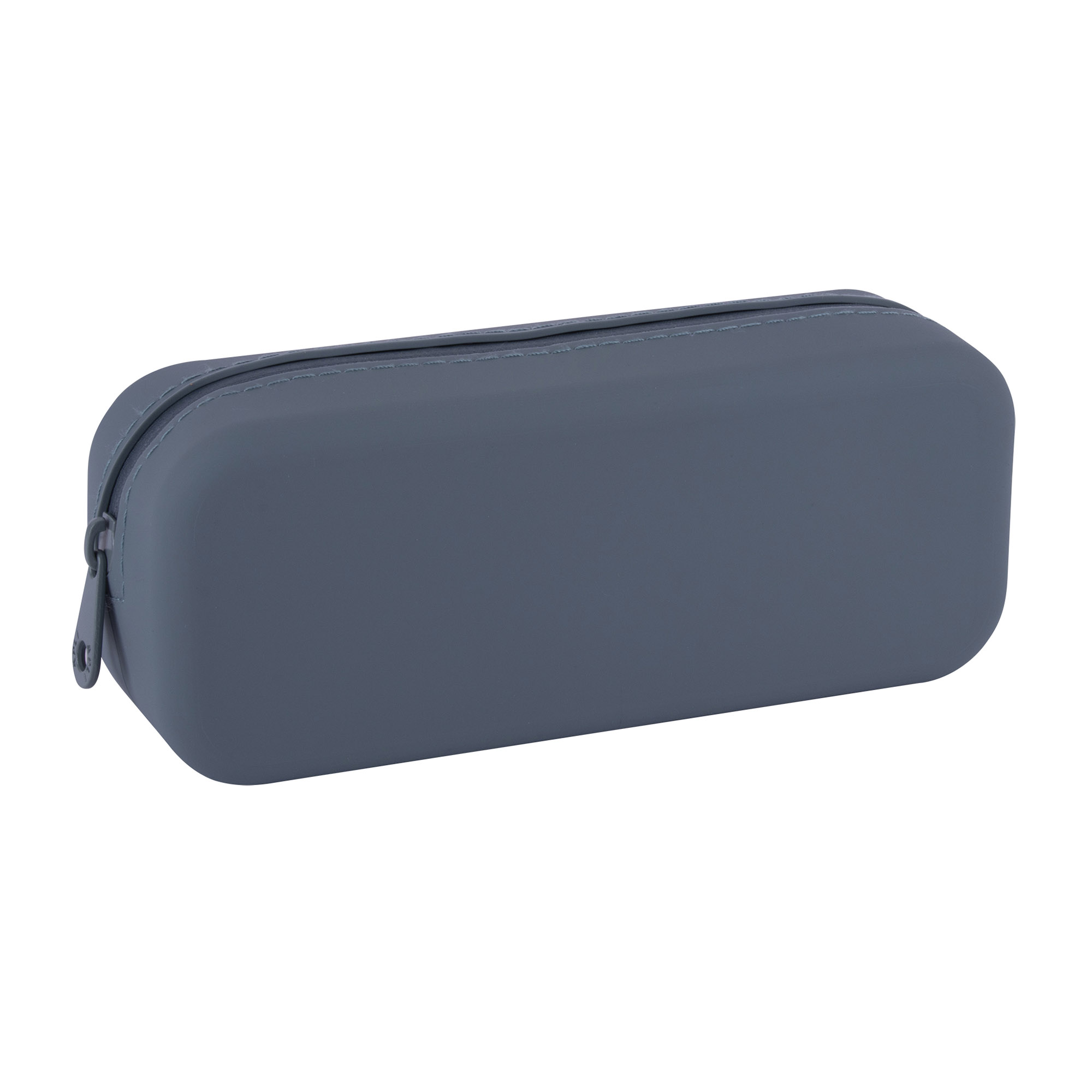 Up North Collection Rectangular Silicone Pencil Case with Zipper, Assorted Colors