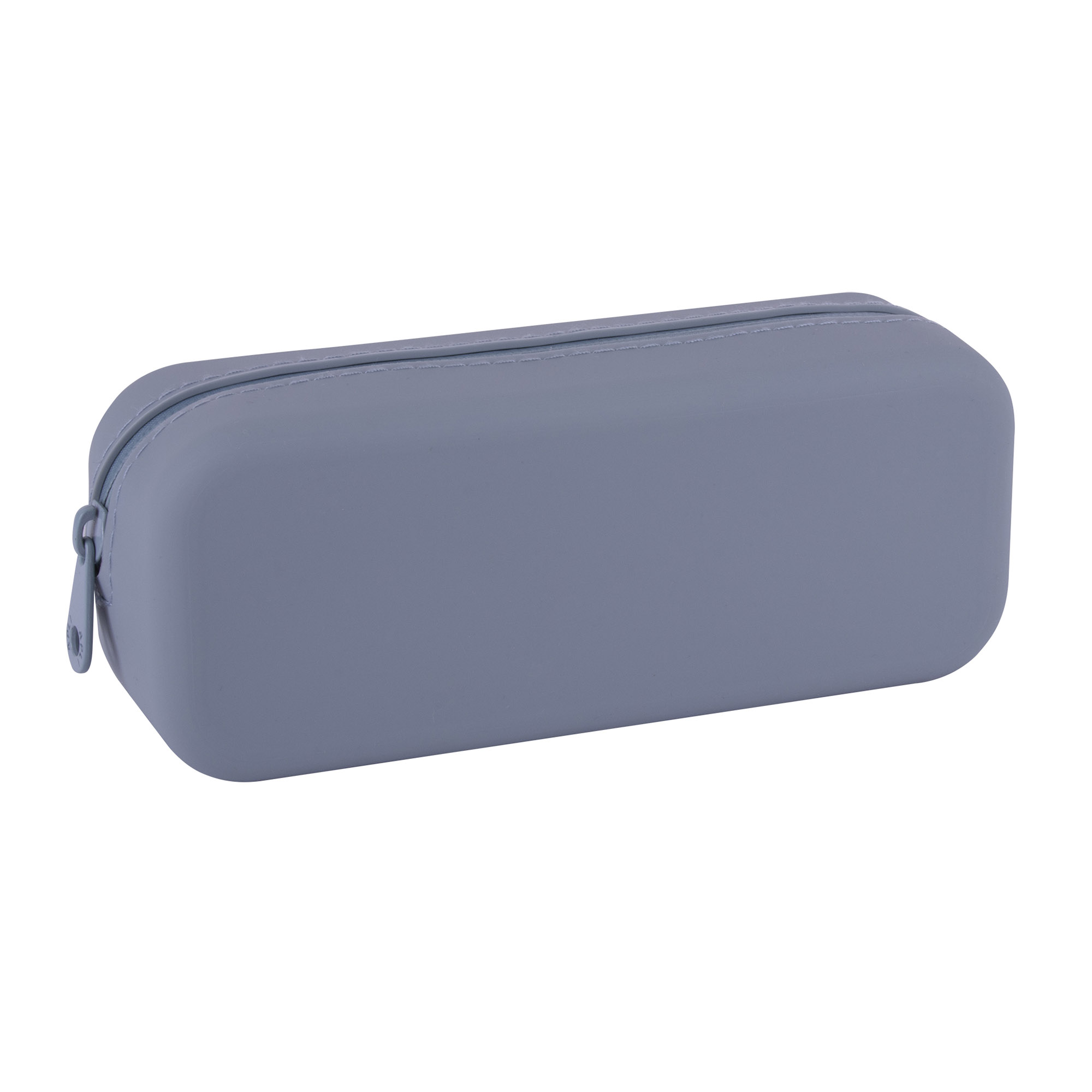Up North Collection Rectangular Silicone Pencil Case with Zipper, Assorted Colors