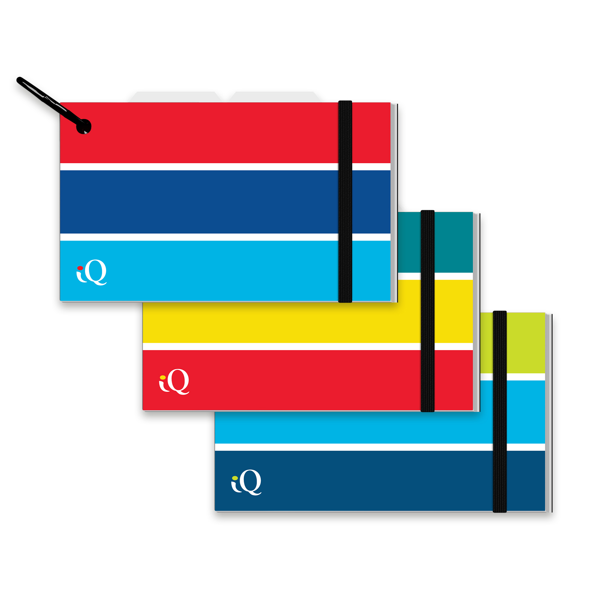 iScholar® Lined 3" x 5" Index Cards on a Ring with Poly Cover and 3 Moveable Tabbed Dividers, 100 White Cards, Assorted Covers