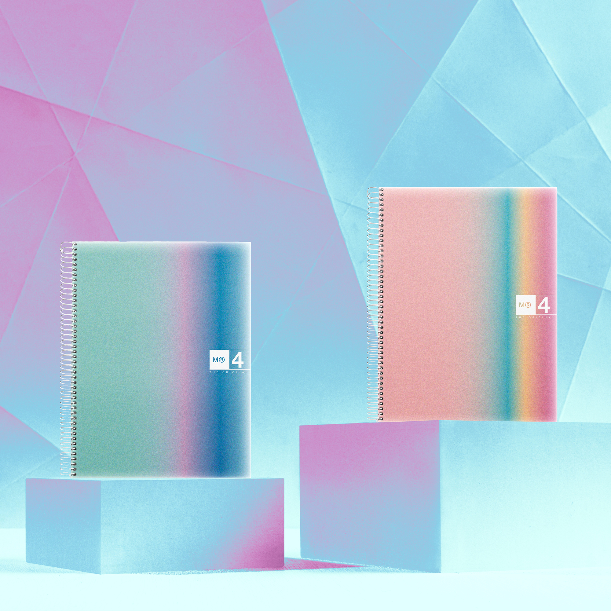 M® MiquelRius Aurora Lined 4 Subject Notebook, 11" x 8.5", Poly Cover - West Bay