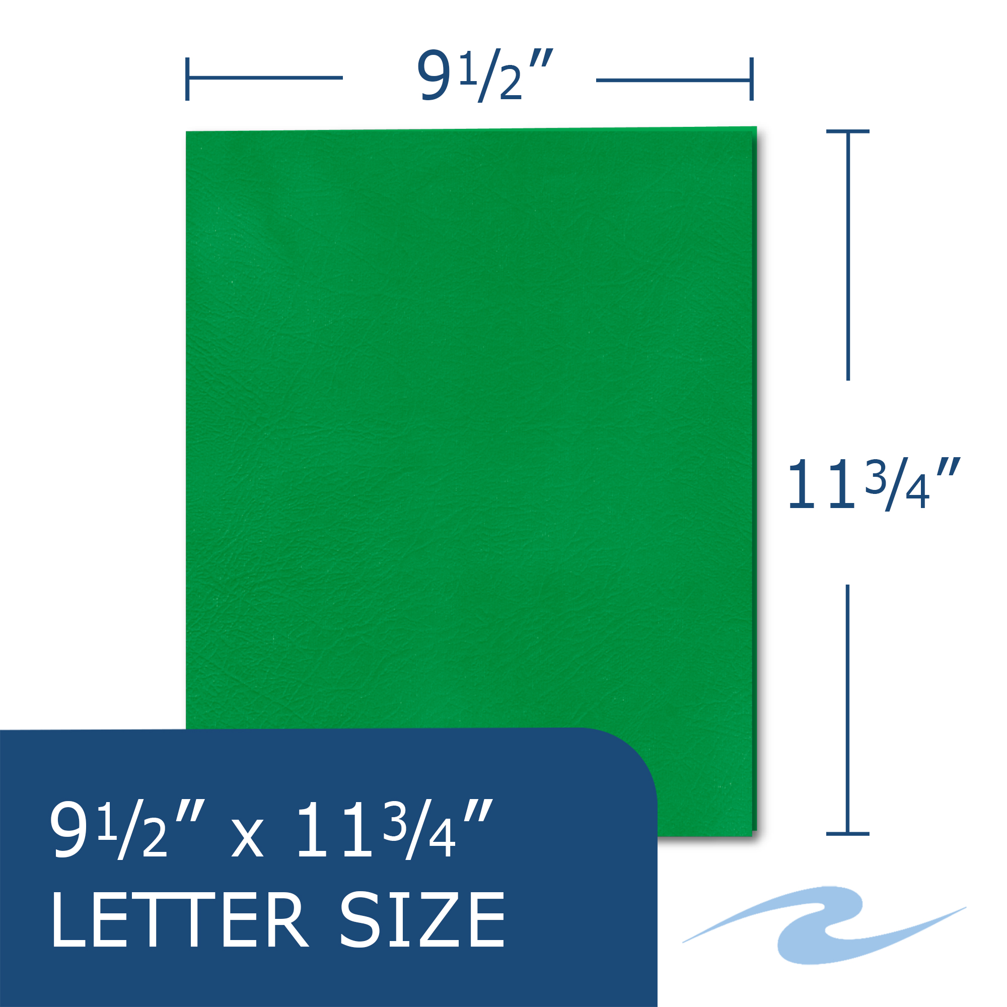 Double Dip 2-Color Embossed Folders with 2 pockets, Shelf Display Containing 50 Folders, 11.75" x 9.5", Assorted Color Combinations