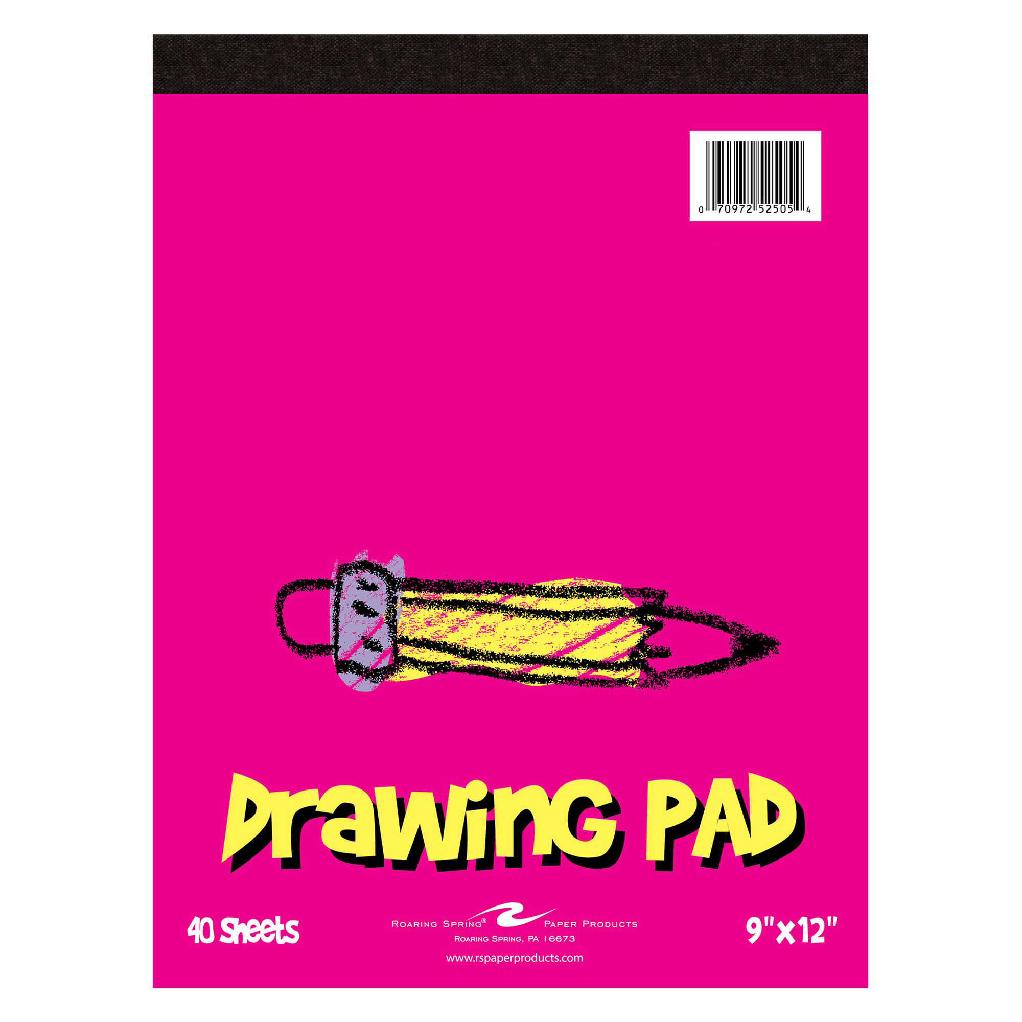 Kid's Art Pad Drawing Pad, 50 lb. White Drawing Paper