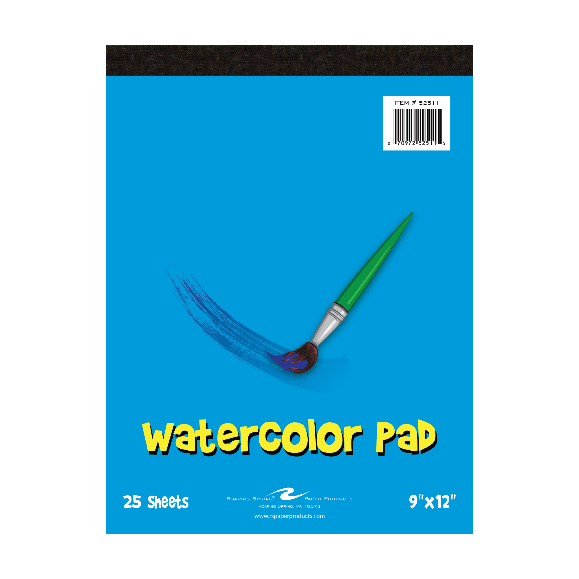 Kid's Art Pad for Watercolor Paint, 100 lb. Watercolor Paper