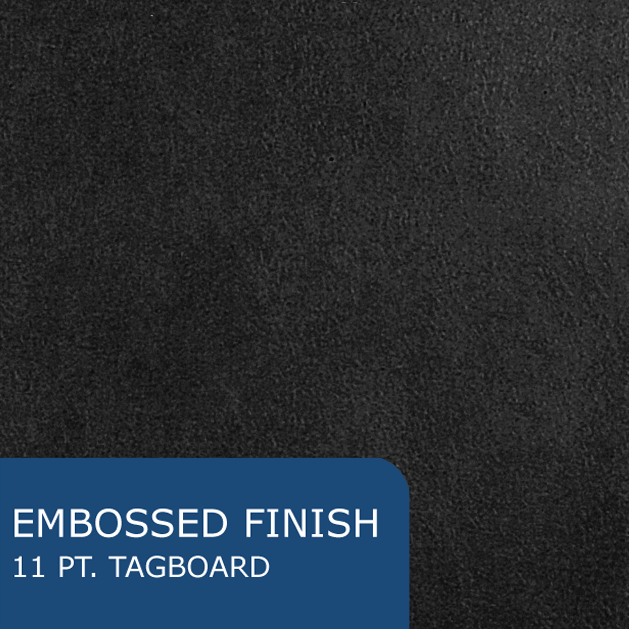 Embossed 3-Prong Pocket Folders, 25 per box, 11.75" x 9.5", Black
