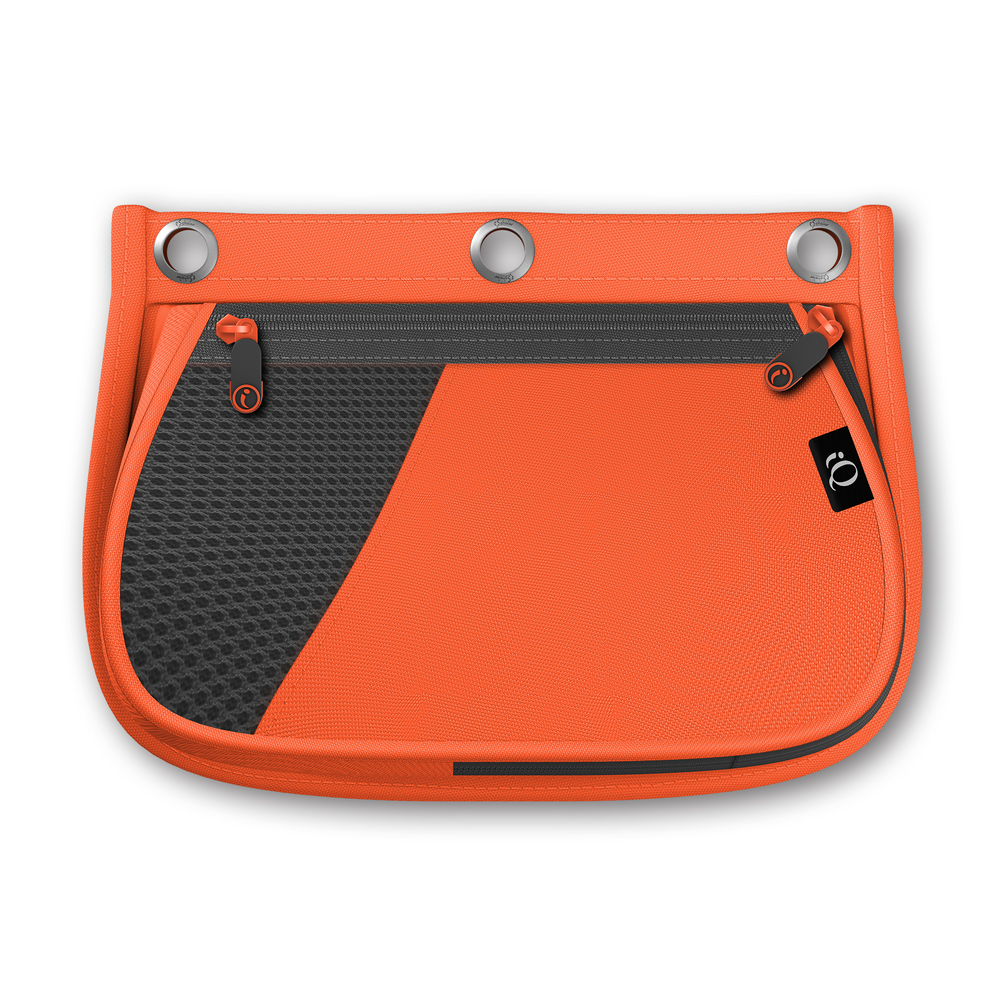 iScholar® iQ Expandable 2-Pocket Binder Pouch, 10" x 8", Assorted Colors