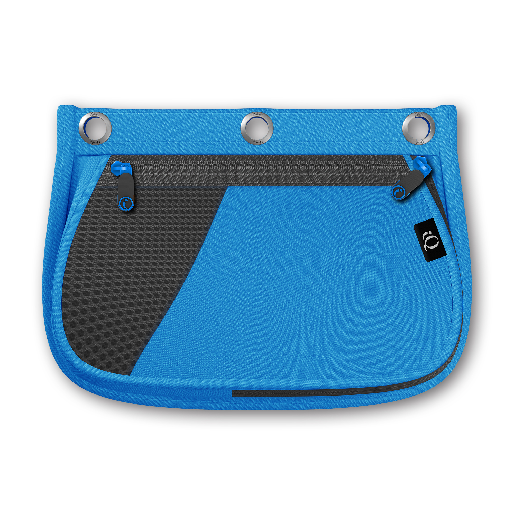 iScholar® iQ Expandable 2-Pocket Binder Pouch, 10" x 8", Assorted Colors