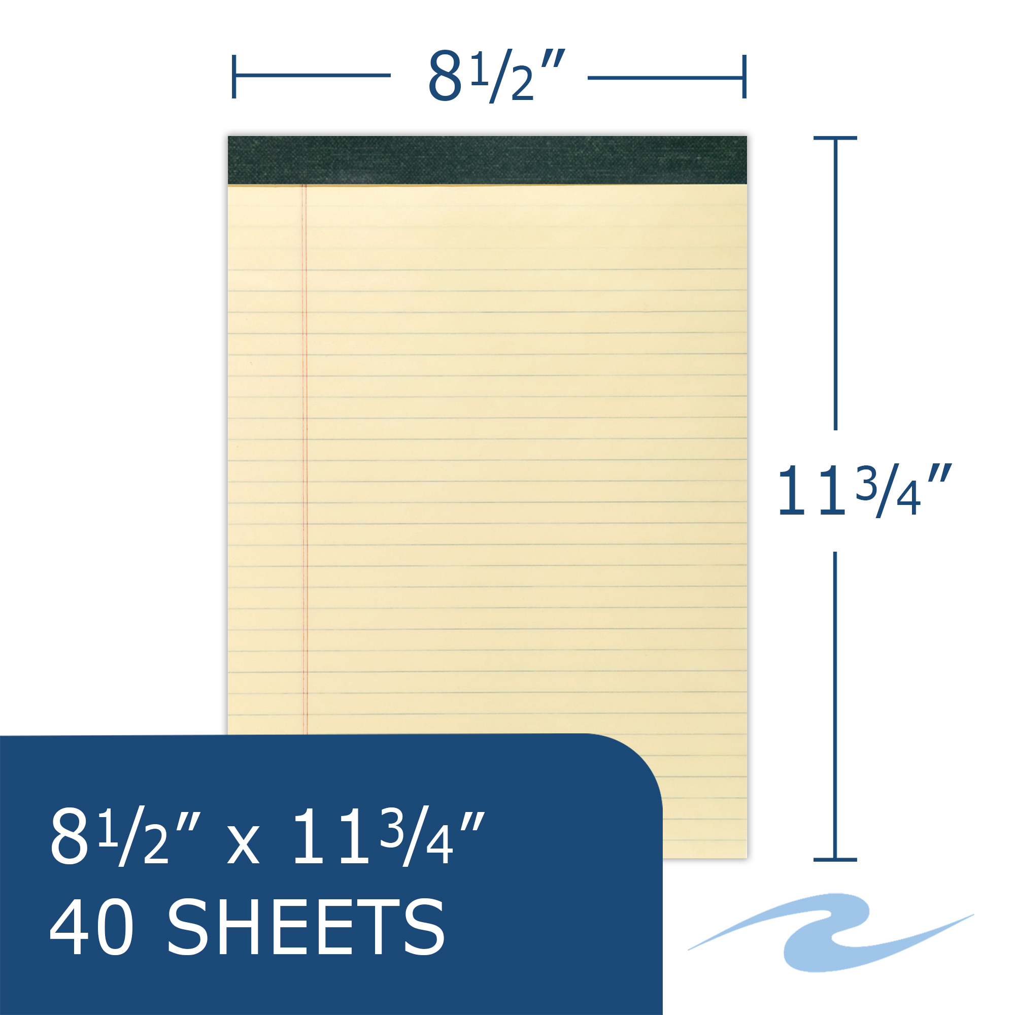 Recycled Legal Pad, Legal Ruling, Canary