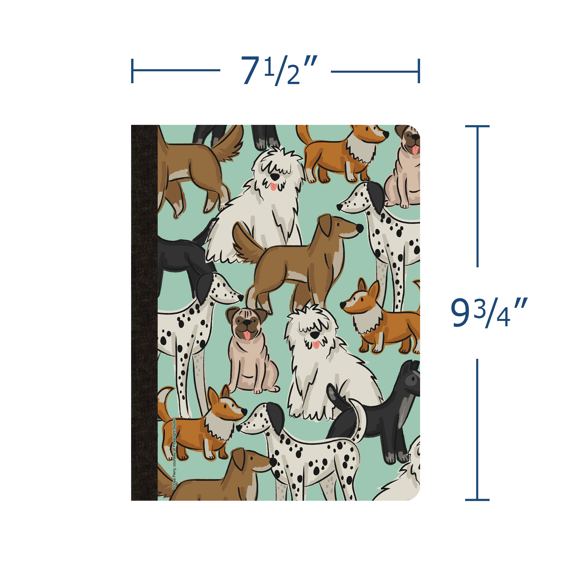 Studio Series Hard Cover Composition Book, College Ruled, 20 lb. Paper, Assorted Studio Series Cover Designs