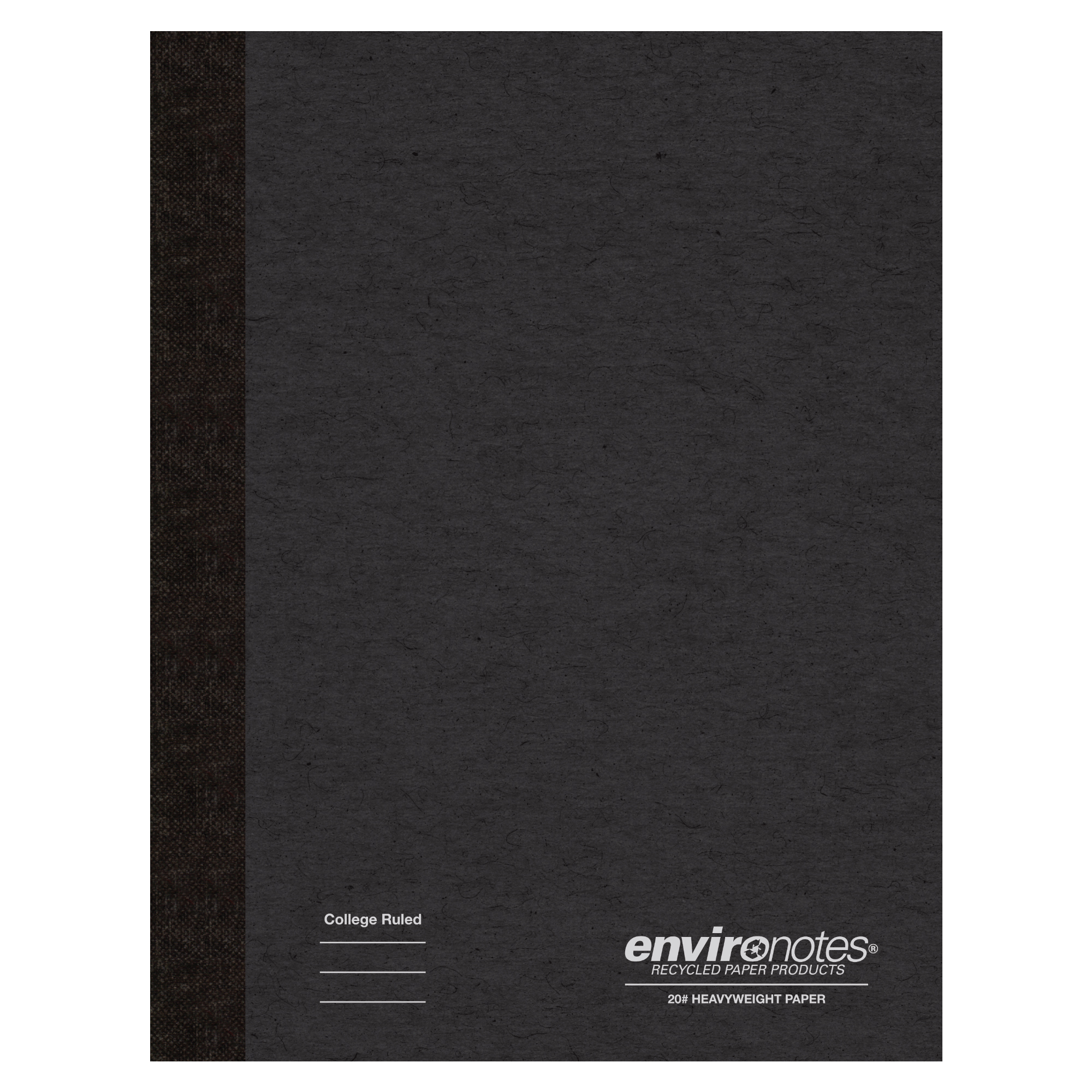 Environotes® Recycled Composition Book, College Ruled, 20 lb. paper, 60 Sheets/120 Pages, Assorted Earthtone Covers