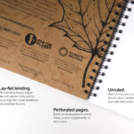 Unruled Notebook, Blank Pages, Heavyweight 60 lb. Paper