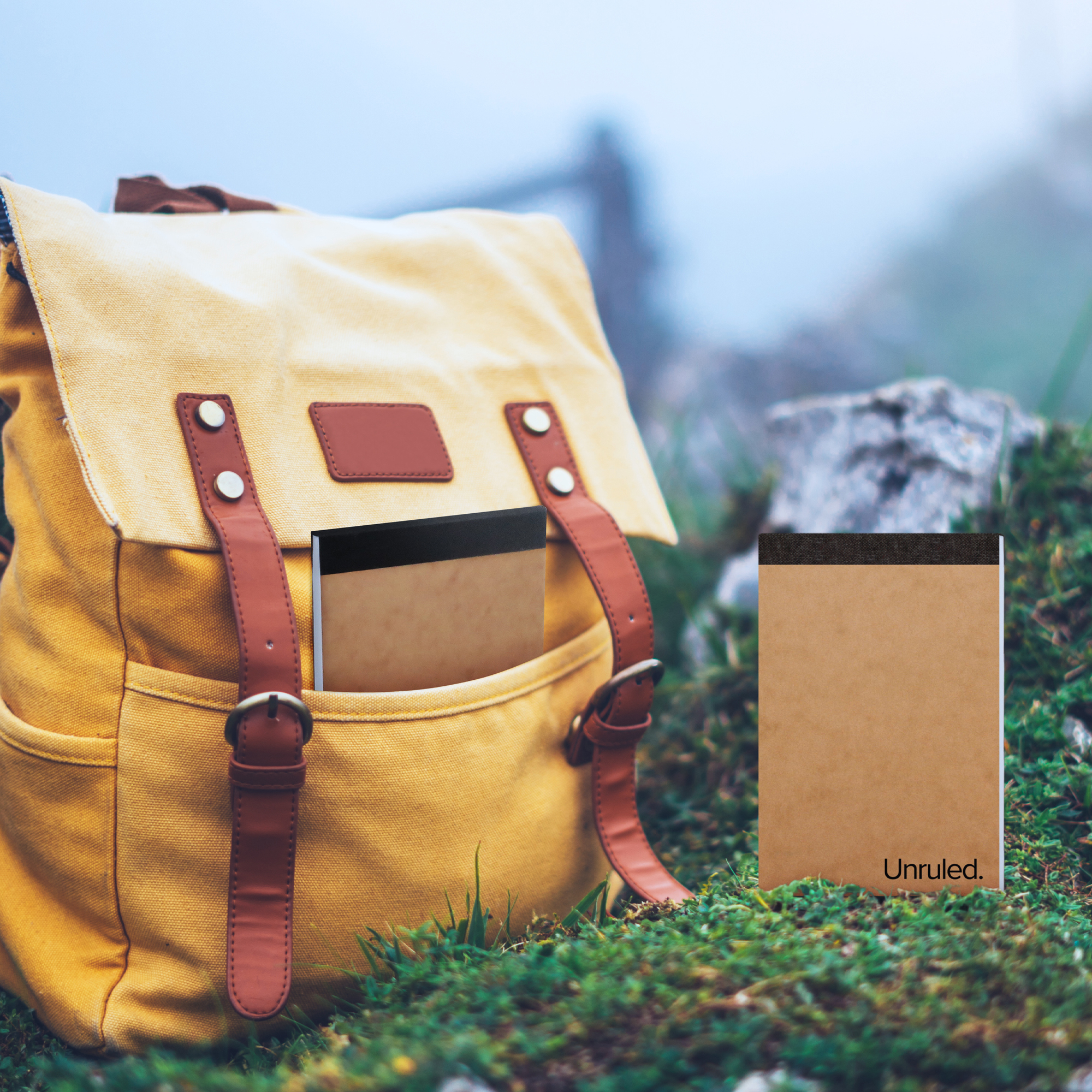 Unruled Mini Notebook, Blank Pages, Heavyweight 60 lb. Paper