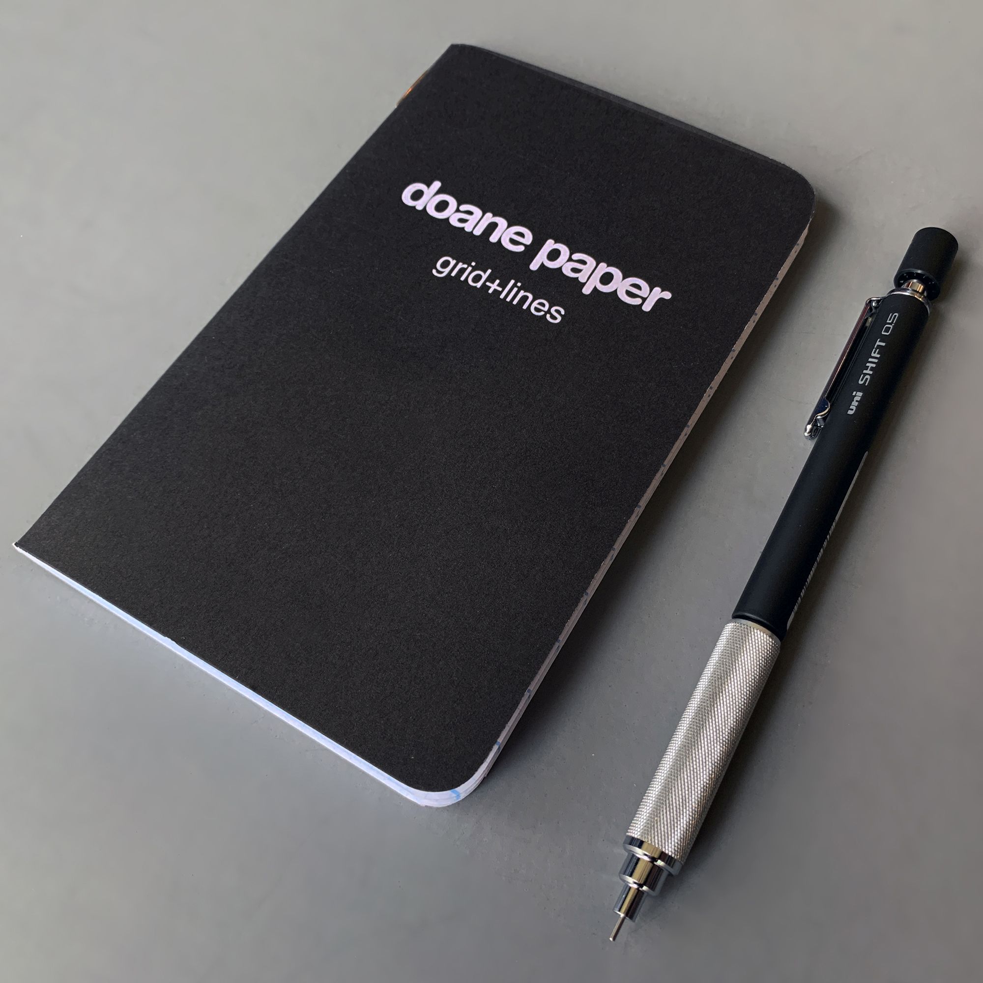 Doane PaperSmall Utility Notebook, Pocket Notebook, Pack of 35.5" x 3.5" 24 Sheets per book3 Pack, Black