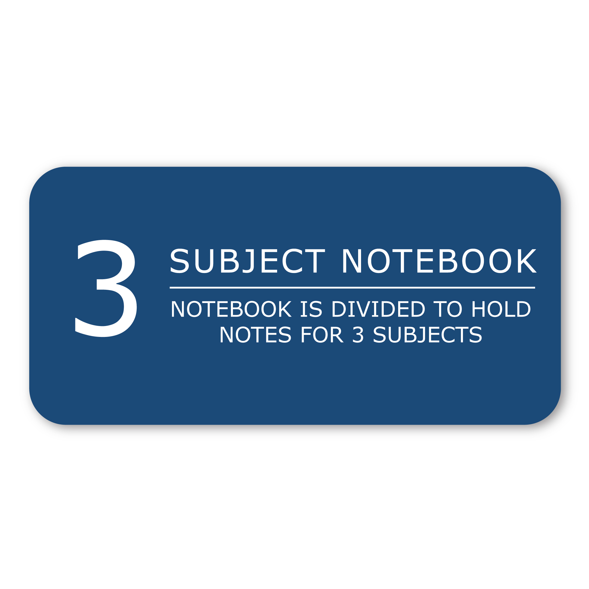 Environotes® Recycled Three Subject Wirebound Notebook with Heavyweight BioBased Paper, College Ruled