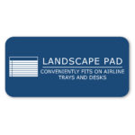 Wide® Recycled Landscape Legal Pads, College Ruled with Margin, Canary