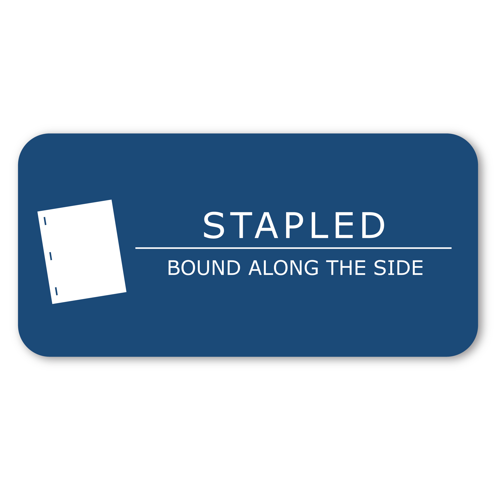 Recycled Exam Book, Wide Ruled with Margin, 8.5" x 7", 8 Sheets/16 Pages, Blue Cover